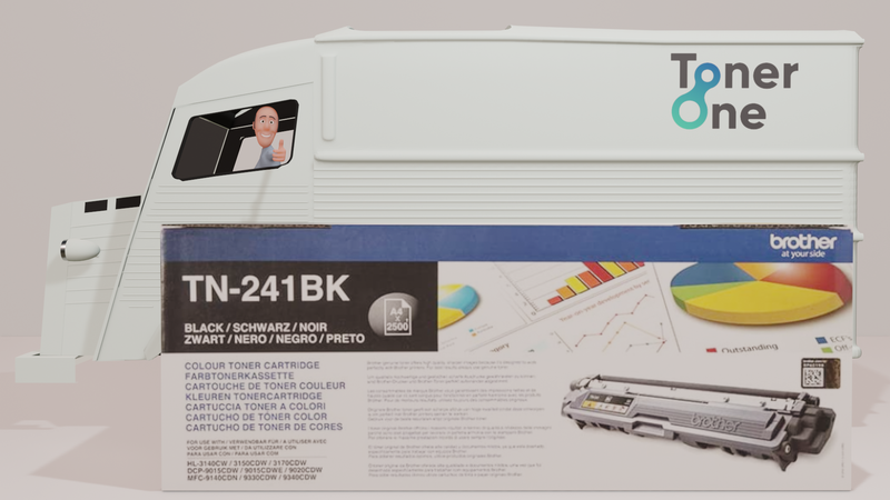 Genuine Brother TN-241BK Standard Capacity Toner Cartridge - Black