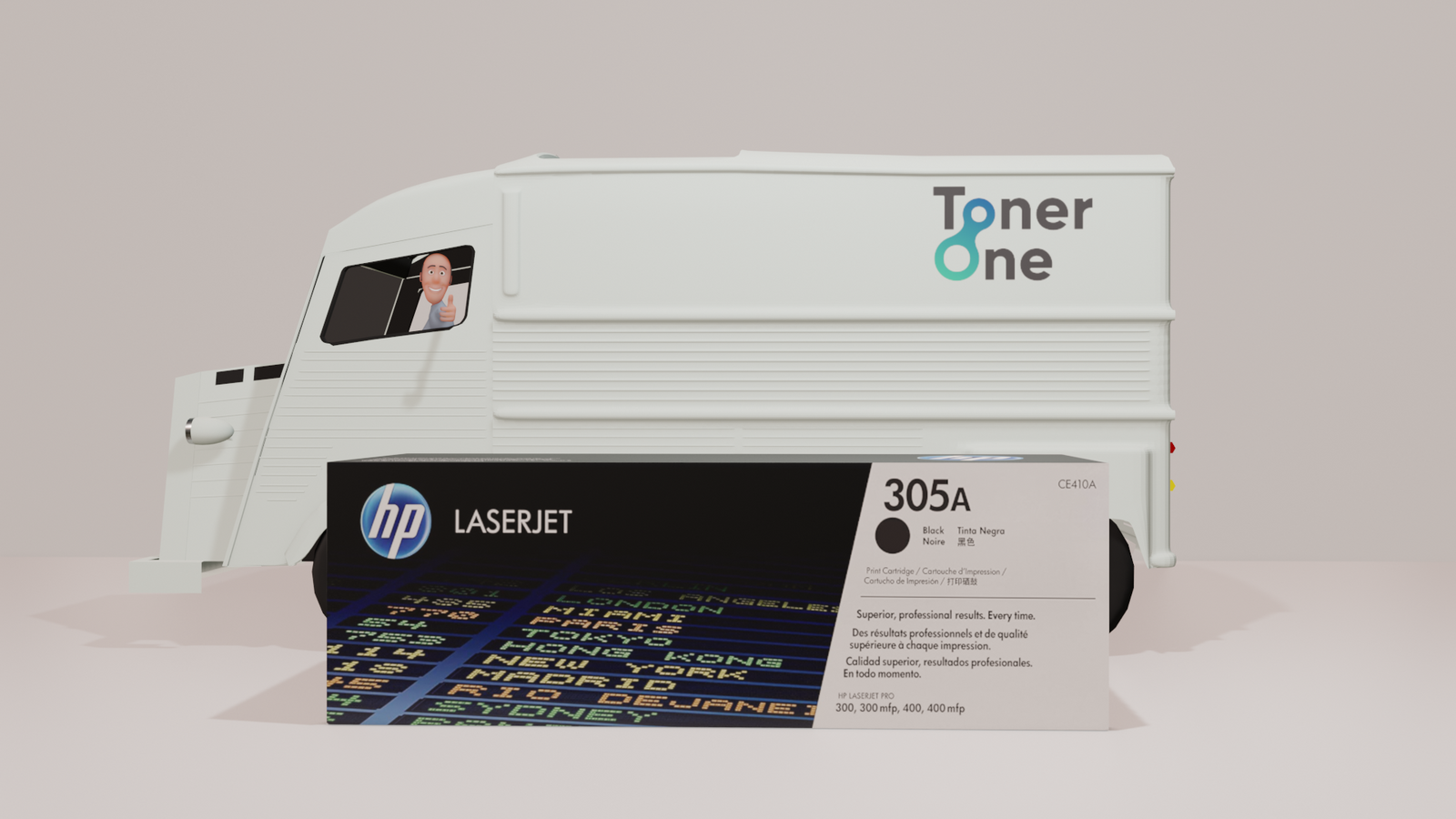 Genuine HP 305A Standard Capacity Toner Cartridges - CE410A - Black