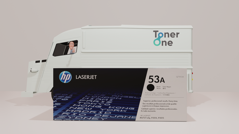 Genuine HP 53A Standard Capacity Black Toner Cartridge - Q7553A