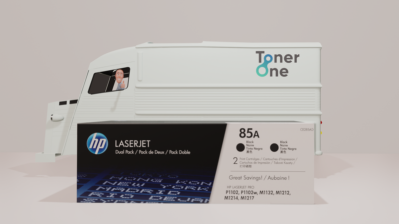 Genuine HP 85A DualPack Laserjet Toner Cartridge - CE285AD - Black