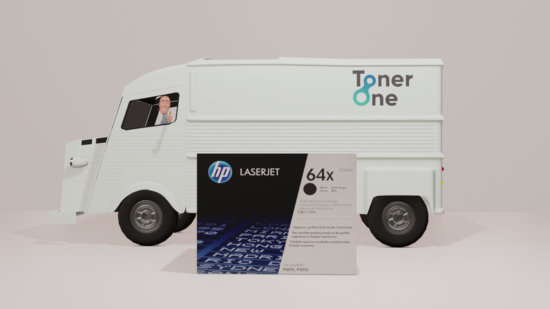 Genuine HP 64X High Capacity Black Toner Cartridge - CC364X