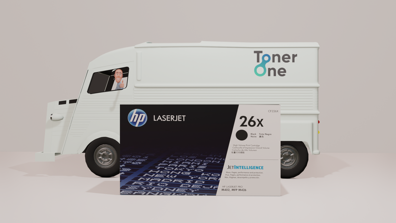 Genuine HP 26X High Capacity Black Toner Cartridge - CF226X