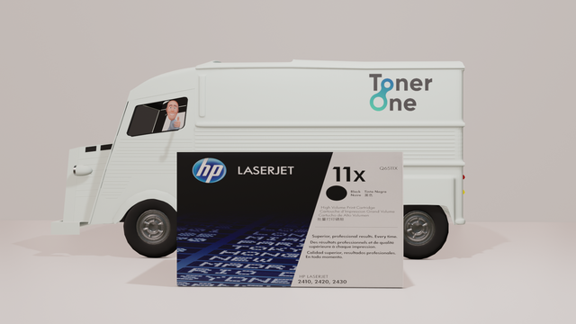 Genuine HP 11X High Capacity Black Toner Cartridge - Q6511X