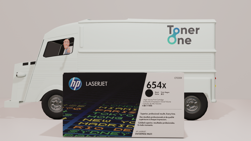 Genuine HP 654X High Capacity Laserjet Toner Cartridge - CF330X - Black