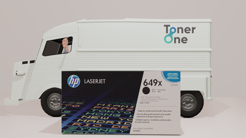 Genuine HP 649X High Capacity Laserjet Toner Cartridge - CE260X - Black