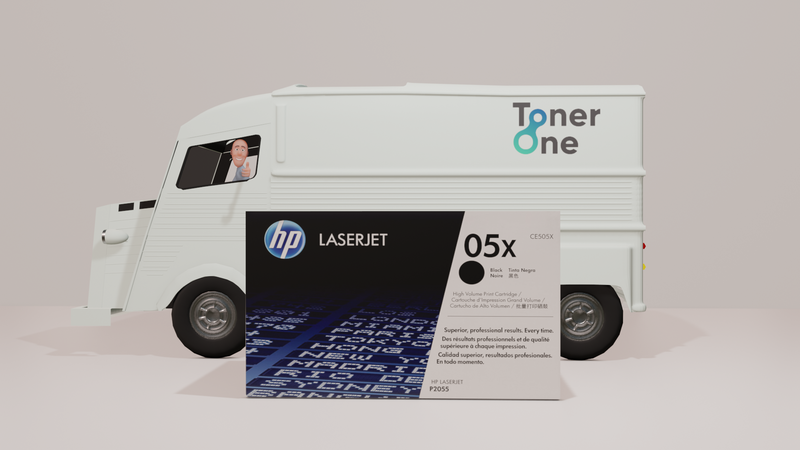 Genuine HP 05X High Capacity Black Toner Cartridge - CE505X