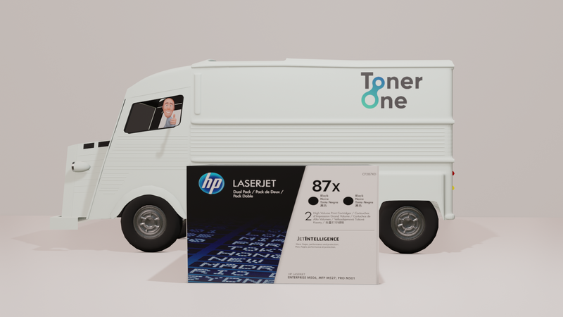 Genuine HP 87XD High Capacity Dual Pack Black Toner Cartridge - CF287XD