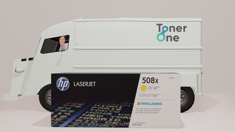 Genuine HP 508X High Capacity Laserjet Toner Cartridge - CF362X - Yellow