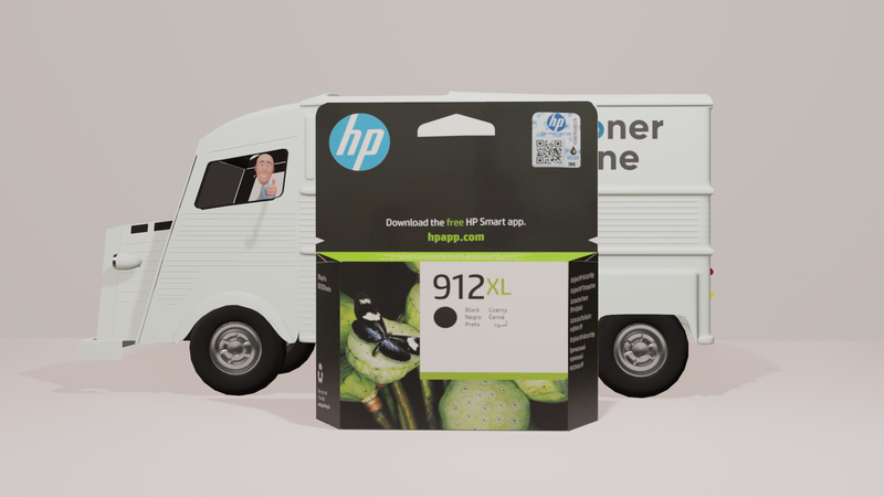 Genuine HP 912XL Ink Cartridge (3YL84AE) - Black