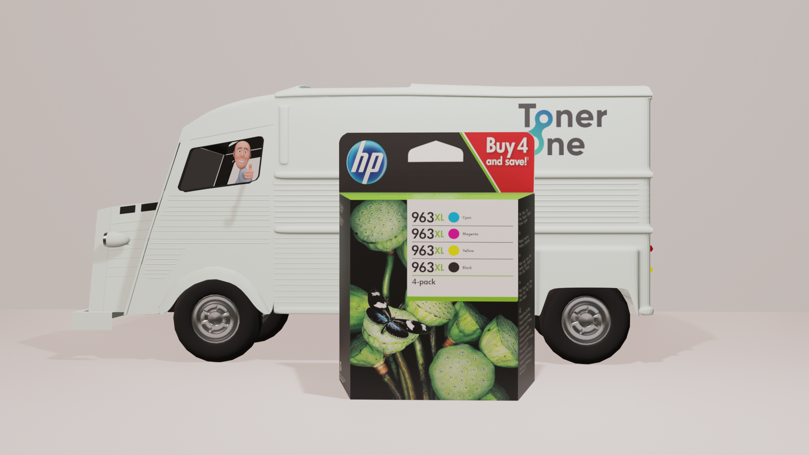 Genuine HP 963XL Multipack ink cartridge - 3YP35AE