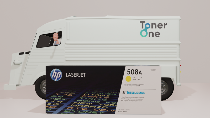 Genuine HP 508A Standard Laserjet Toner Cartridge - CF362A - Yellow