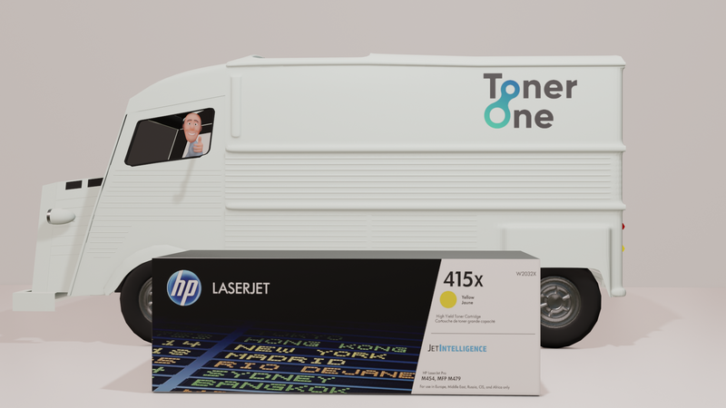 Genuine HP 415X High Capacity Laserjet Toner Cartridge - W2032X - Yellow