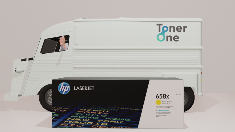 Genuine HP 658X High Capacity Laserjet Toner Cartridge - W2002X - Yellow