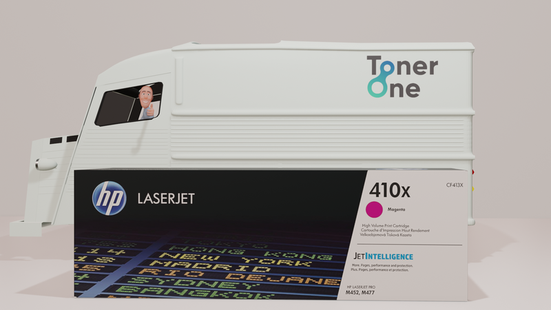 Genuine HP 410X High Capacity Laserjet Toner Cartridge - CF413X - Magenta