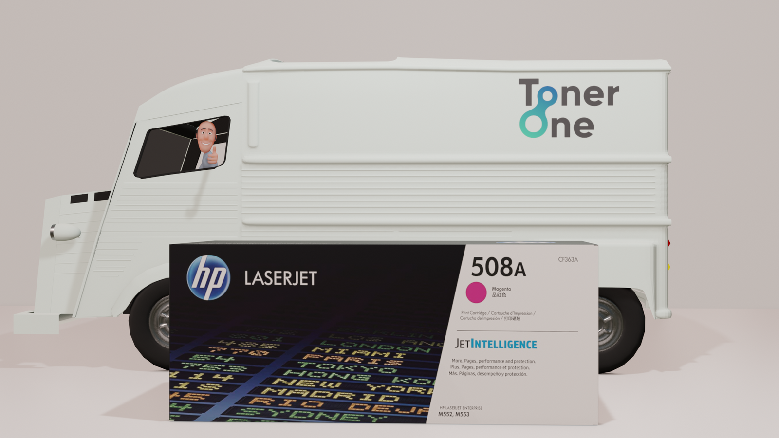 Genuine HP 508A Standard Capacity Laserjet Toner Cartridge - CF363A - Magenta