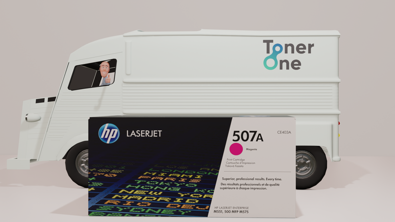 Genuine HP 507A Standard Capacity Laserjet Toner Cartridge - CE403A - Magenta