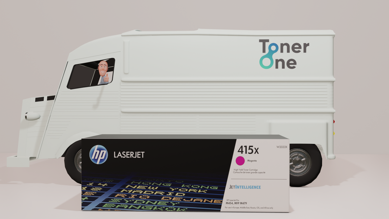 Genuine HP 415X High Capacity Laserjet Toner Cartridge - W2033X - Magenta