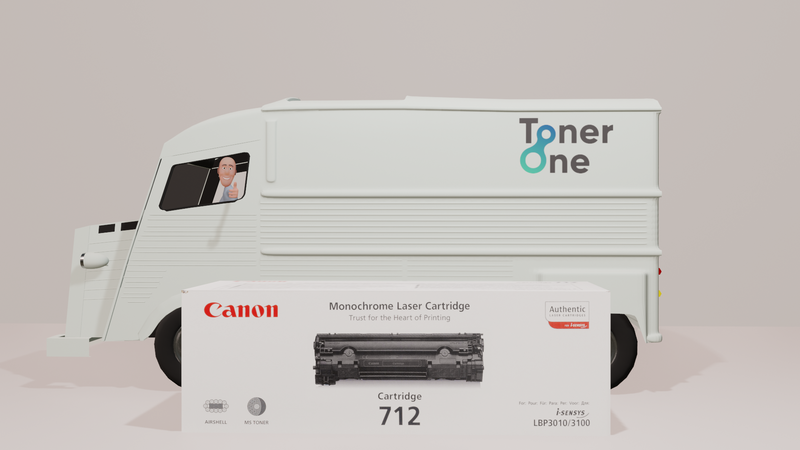 Genuine Canon 712B Black Toner Cartridge