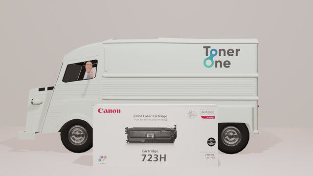 Genuine High Capacity Canon 723HBK Toner Cartridge - Black
