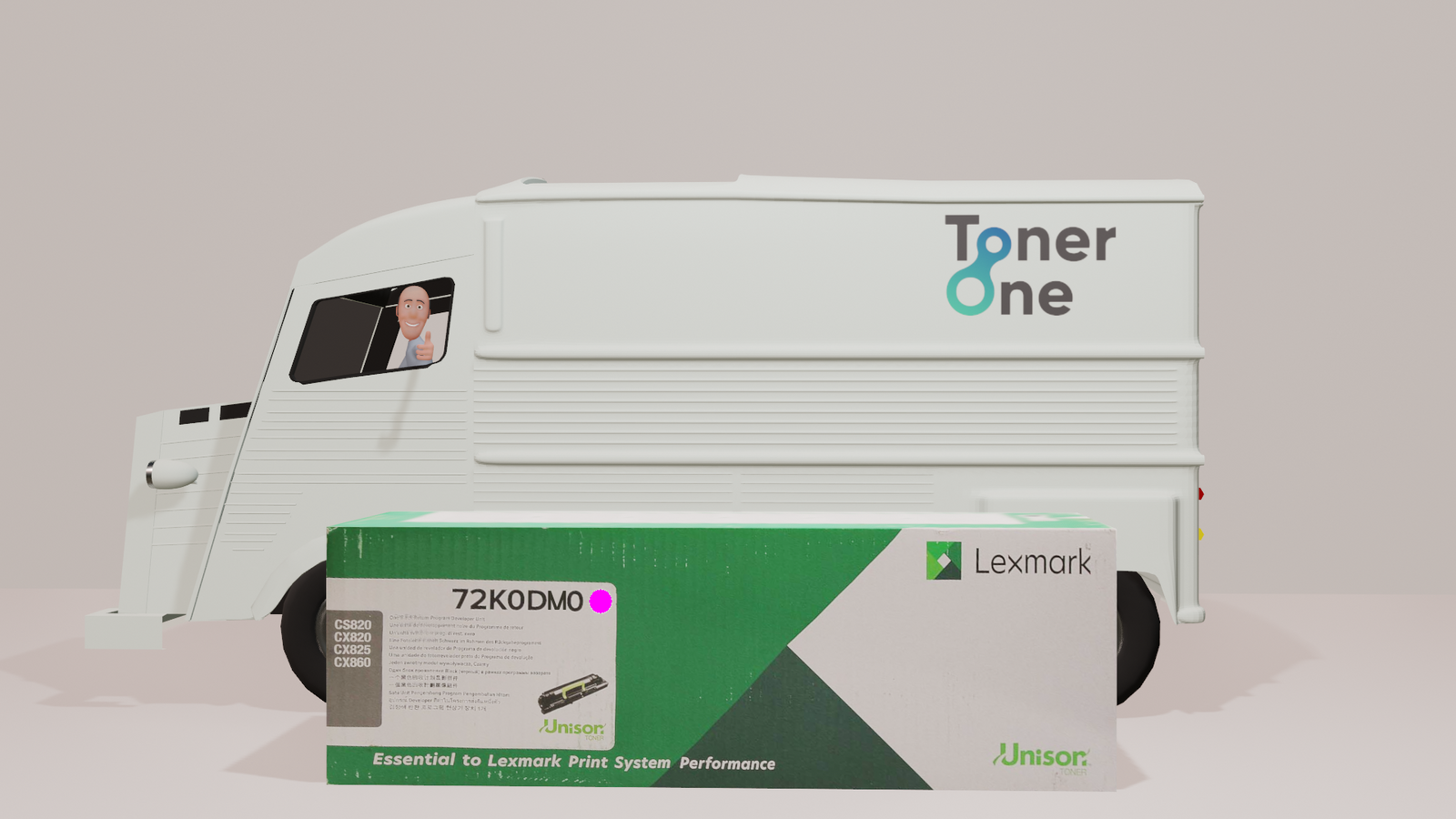 Lexmark 72K0DM0 Toner Cartridge - Magenta