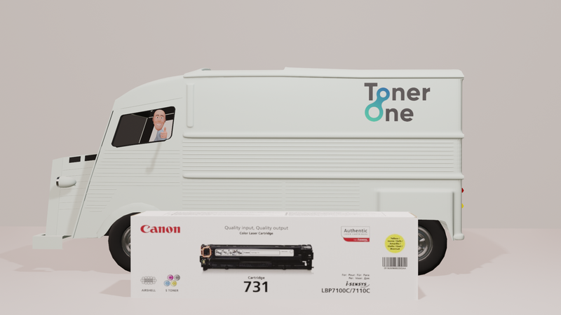 Genuine Canon 731Y Toner Cartridge - Yellow
