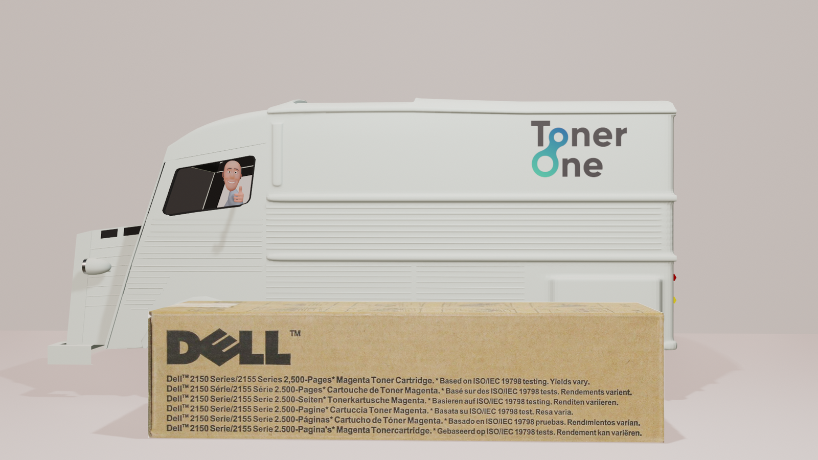 Genuine Dell 8WNV5 Magenta Toner Cartridge