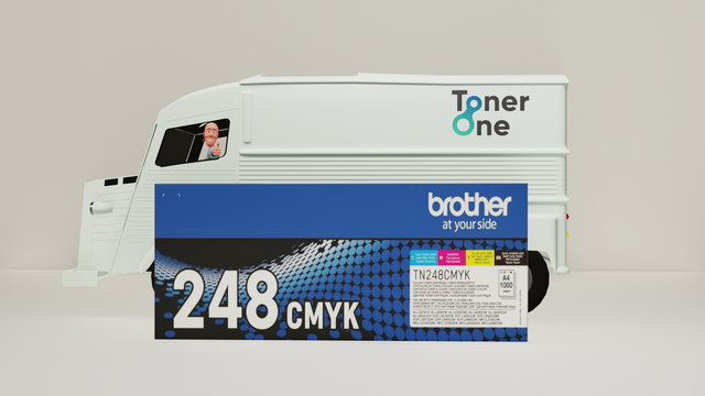 Genuine Brother TN-248CMYK Toner Cartridges - Multipack