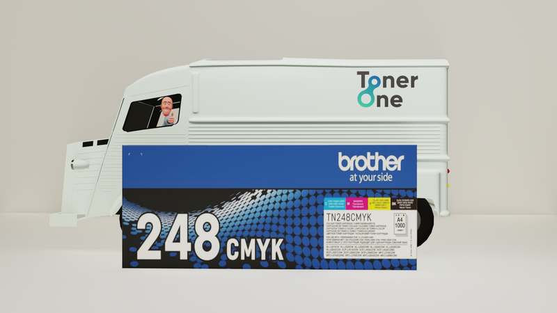 Genuine Brother TN-248CMYK Toner Cartridges - Multipack