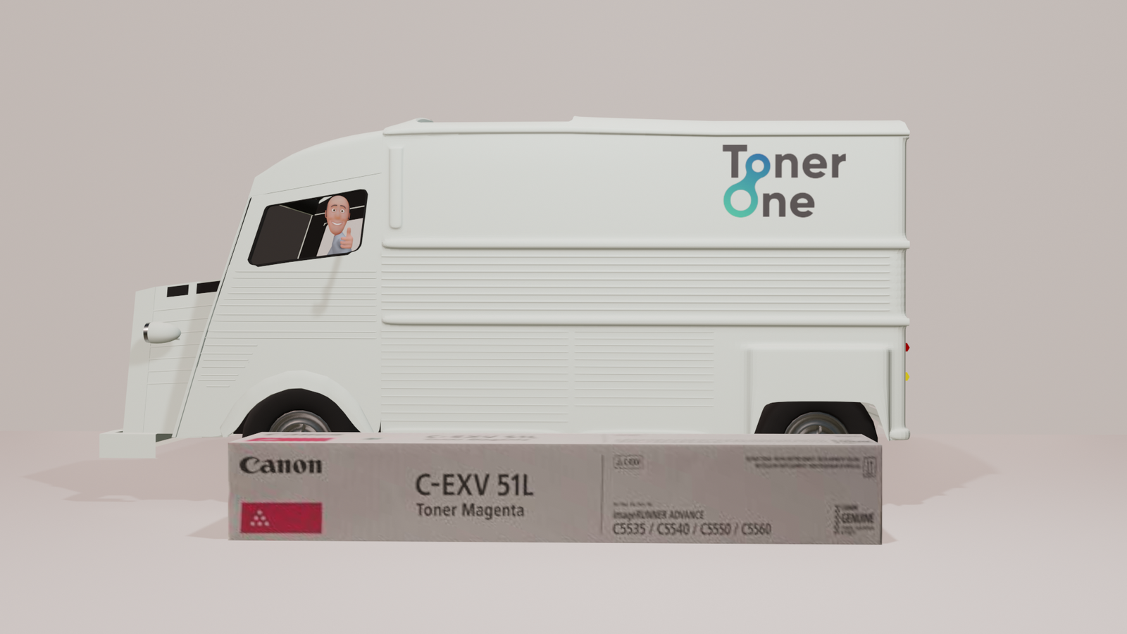 Genuine Canon C-EXV51 Lower Yield Magenta Toner Cartridge