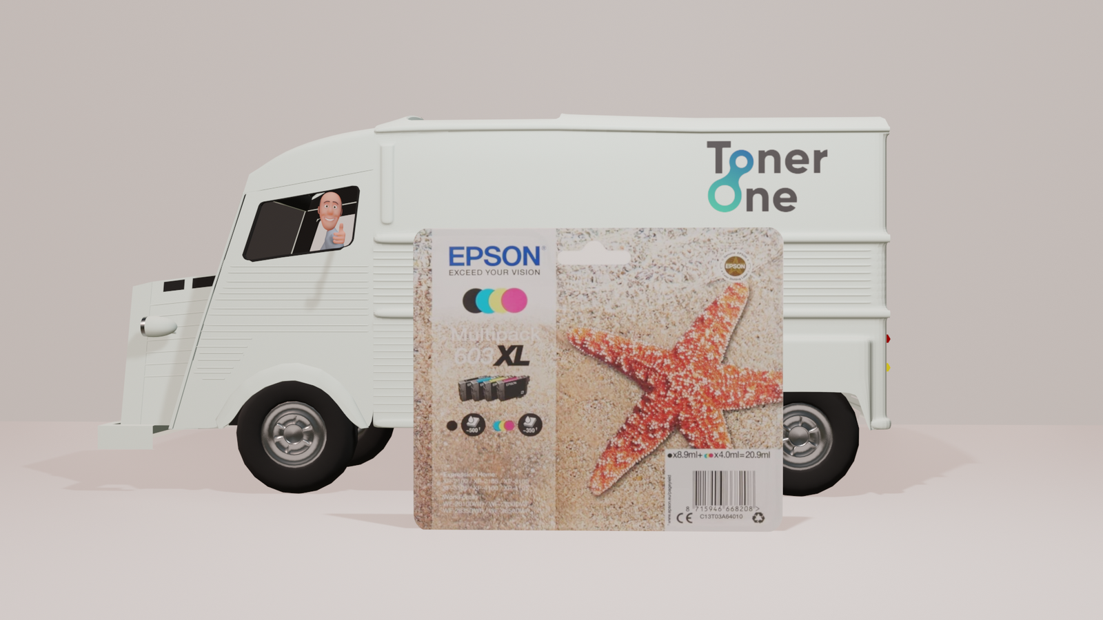 Genuine Epson 603 XL Multipack Ink Cartridges - C13T03A64010