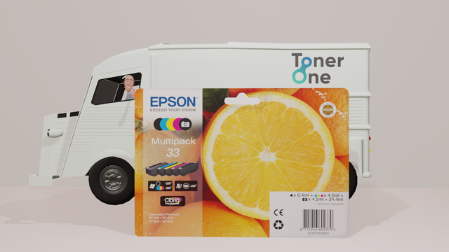Genuine Epson 33 5 Multipack Ink Cartridges -  C13T33374011