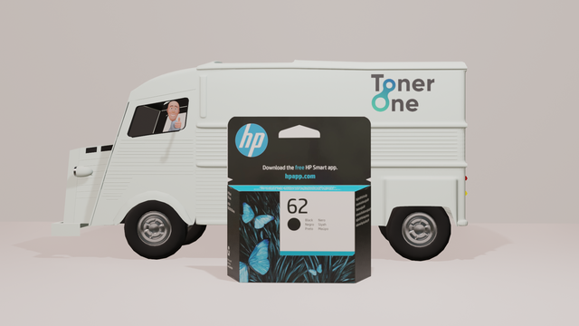 Genuine HP 62 Ink Cartridge (C2P04AE) - Black