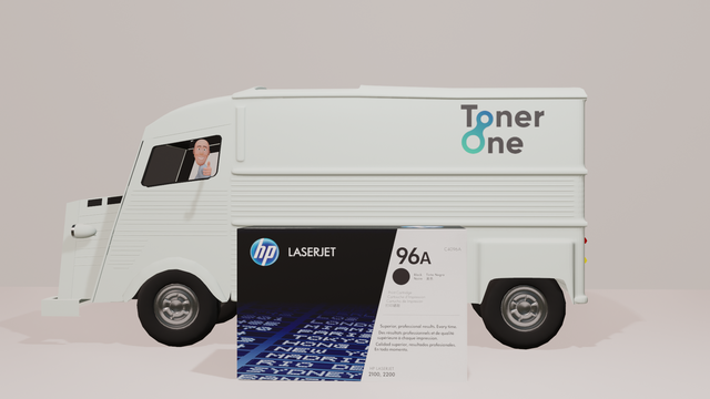 Genuine HP 96A Black Toner Cartridge - C4096A