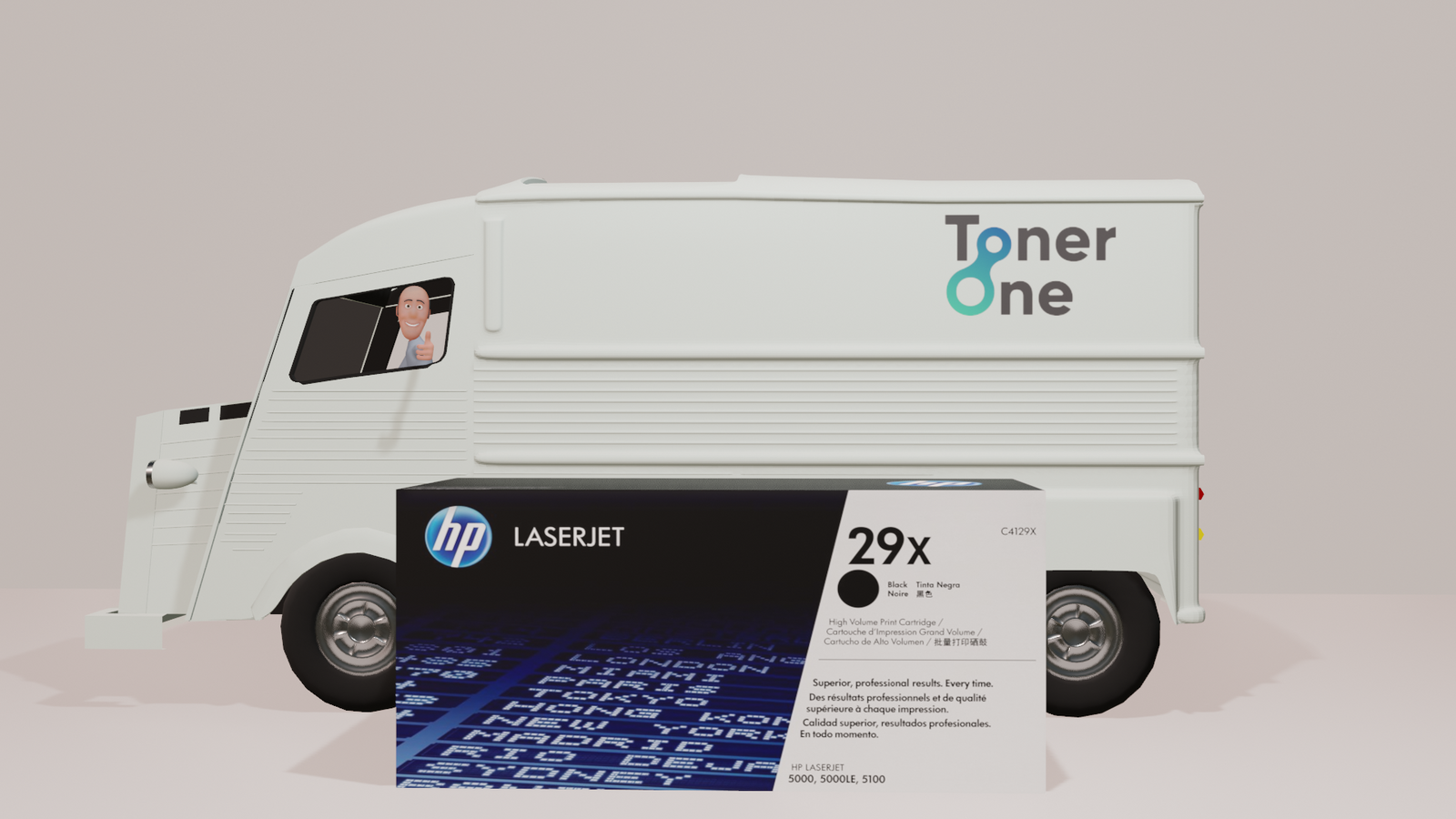Genuine HP 29X Black Toner Cartridge - C4129X