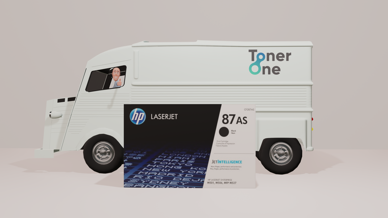 Genuine HP 87AS Low Capacity Black Toner Cartridge - CF287AS