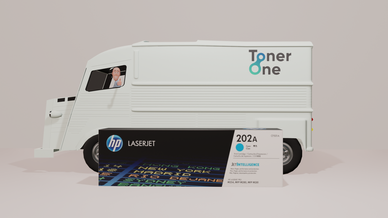 Genuine HP 202A Standard Capacity Toner Cartridge - CF501A - Cyan