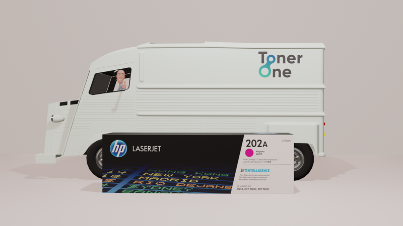 Genuine HP 202A Standard Capacity Toner Cartridge - CF503A - Magenta