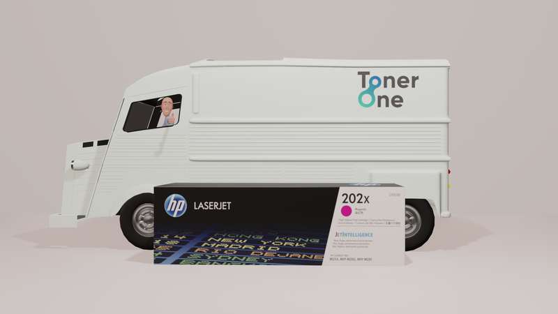 Genuine HP 202X High Capacity Toner Cartridge - CF503X - Magenta