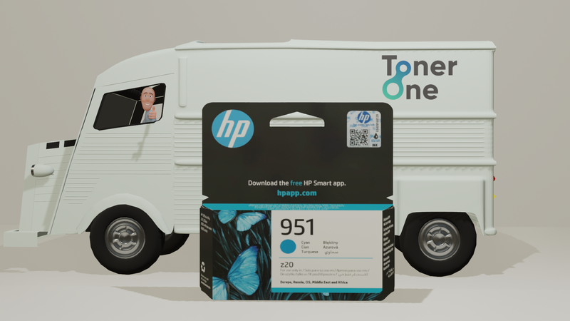 Genuine HP 951 Ink Cartridge - CN050AE - Cyan