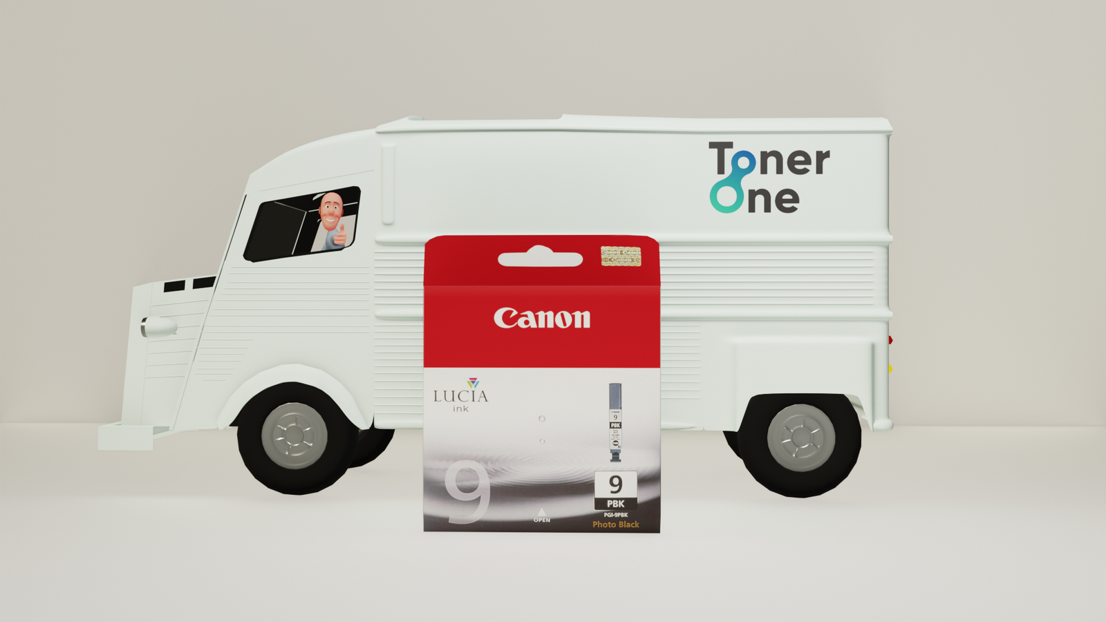 Genuine Canon PGI-9PBK Ink Cartridges - Black