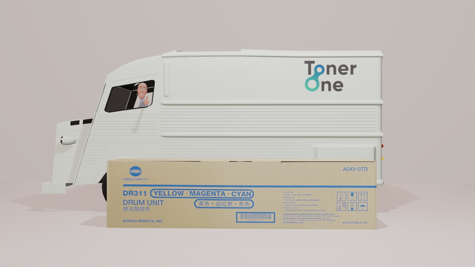 Genuine Konica Minolta DR311 Colour Drum Unit