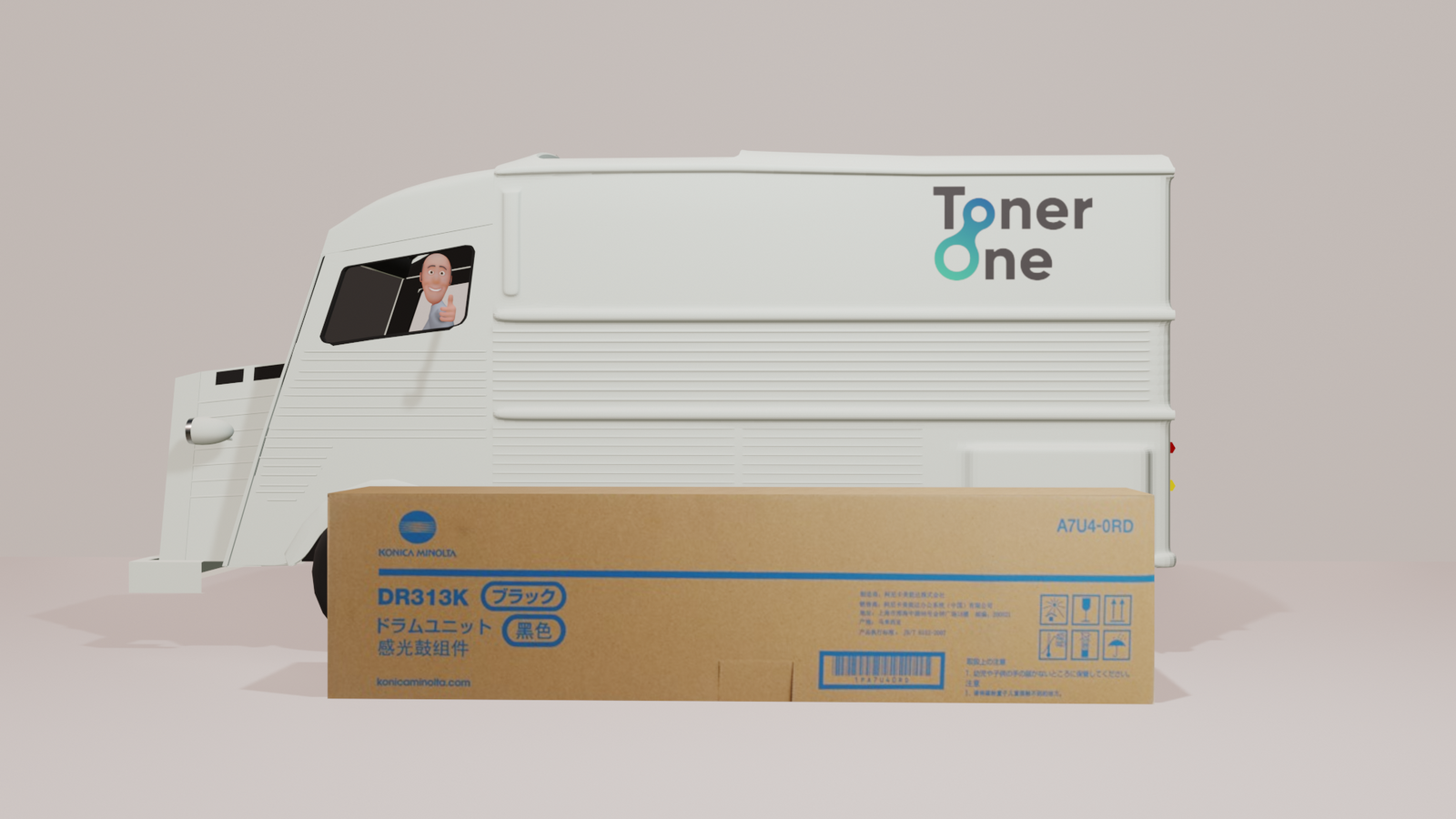 Genuine Konica Minolta DR313K Black Toner Cartridge