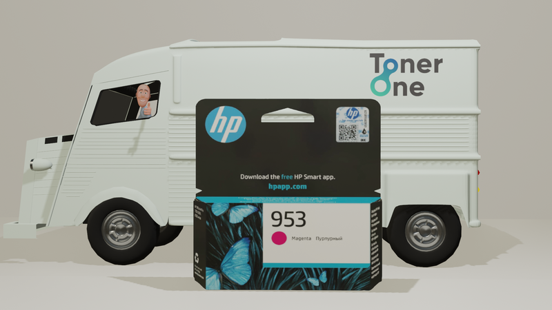 Genuine HP 953 Ink Cartridge - F6U13AE - Magenta