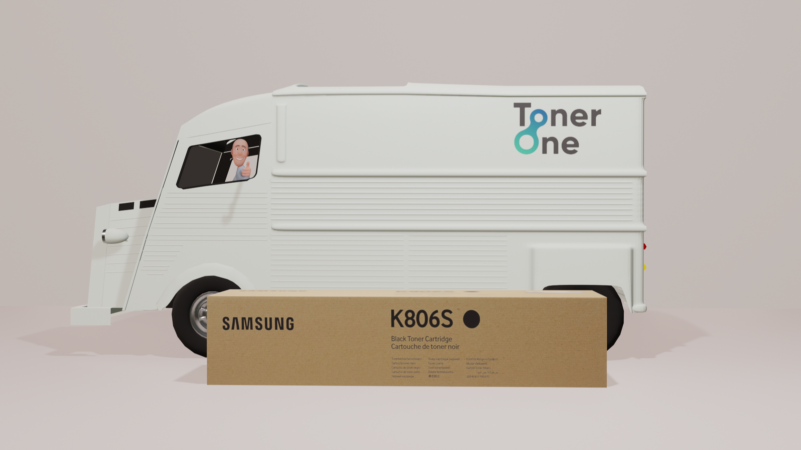 Genuine Samsung CLT- K806S Toner Cartridge - Black