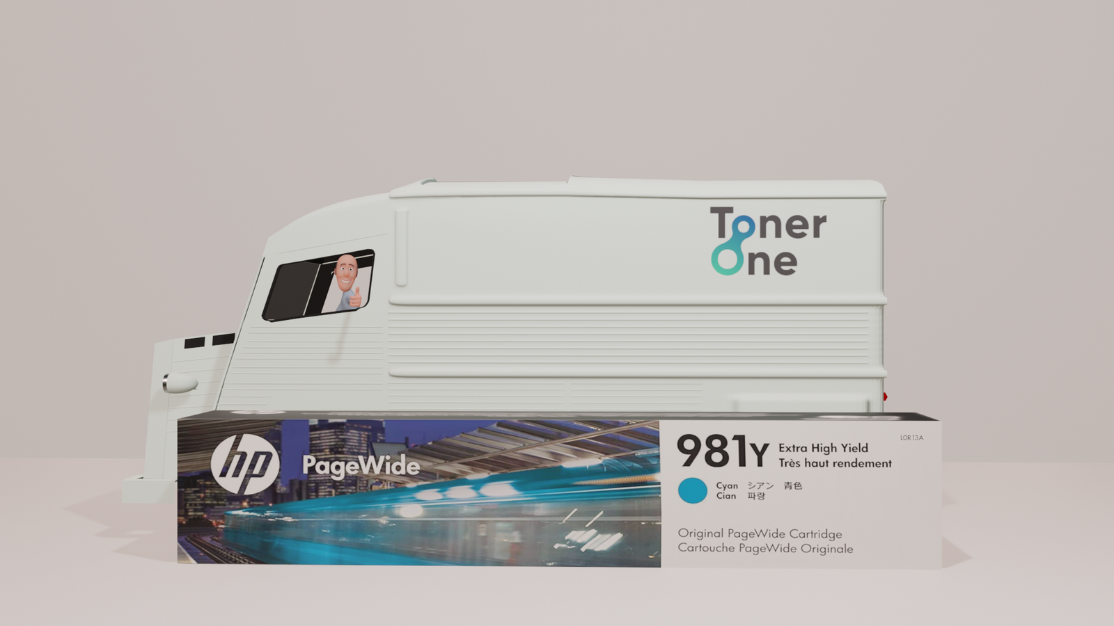 Genuine HP 981Y Extra High Capacity Cyan Ink Cartridge - L0R13A