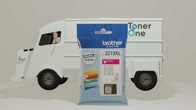 Genuine High Capacity Brother LC-3219XLM Inkjet Cartridge - Magenta
