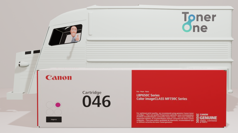 Genuine Canon 046M Standard Capacity Toner Cartridge - Magenta