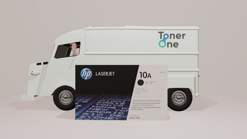 Genuine HP 10A Black Toner Cartridge | Q2610A