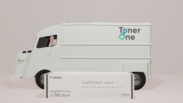 Genuine Canon T02 Black toner cartridge