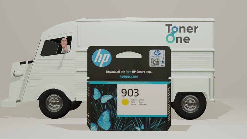 Genuine HP 903 Ink Cartridge - T6L95AE - Yellow